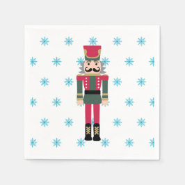 Nutcracker Ballet Illustration Snowflake Napkins Pappersservett