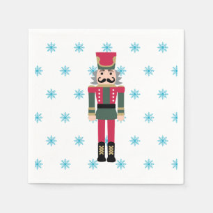 Nutcracker Ballet Illustration Snowflake Napkins Pappersservett