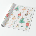 Nutcracker Ballet Jall Jul Bilder Wrapping Papper Presentpapper<br><div class="desc">Papper julinappning med Nutcracker Ballet bilder - Nutcracker,  Ballerina,  Mouse Kung,  Drosselmeyer,  Clara,  Sugarplum Fairy</div>