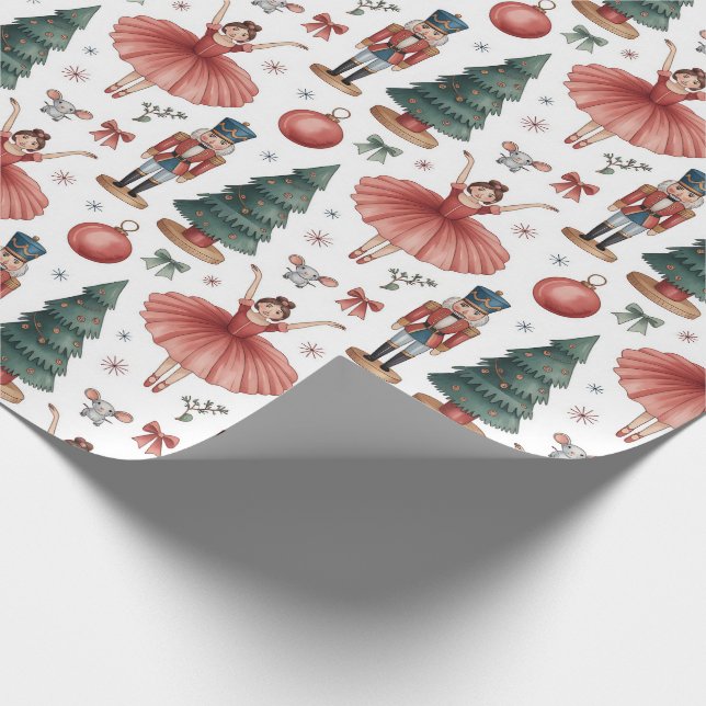 Nutcracker Ballet jul Presentpapper (Hörn)