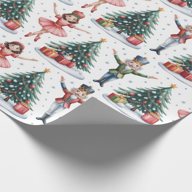 Nutcracker Ballet jul Presentpapper (Hörn)