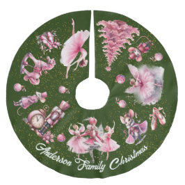 Nutcracker Ballet Julgransmatta Borstad Polyester