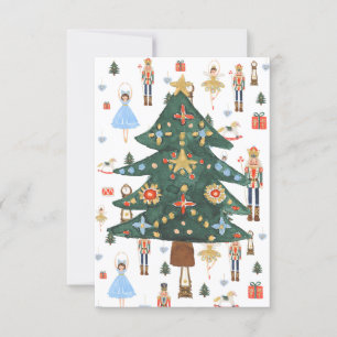 Nutcracker Ballet julklapp Inbjudningar