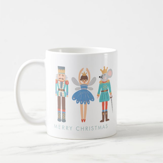 Nutcracker Ballet Minimal Modern Kaffemugg (Vänster)