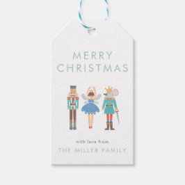 Nutcracker Ballet Minimal Modern Presentetikett