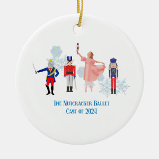 Nutcracker Ballet Notecards Julgransprydnad Keramik