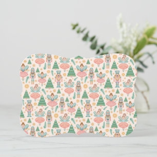 Nutcracker Ballet och Älvor på Cream Background