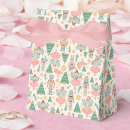 Nutcracker Ballet och Älvor på Cream Background Presentaskar