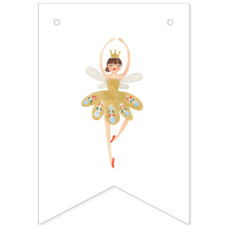 Nutcracker Ballet Party Banner - Bunting Vimplar