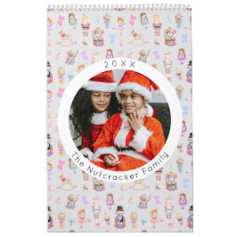 Nutcracker Ballet Pastel-julfoto Kalender