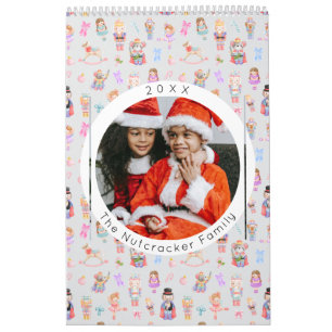 Nutcracker Ballet Pastel-julfoto Kalender