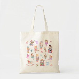 Nutcracker Ballet Pastel Mönster Tygkasse