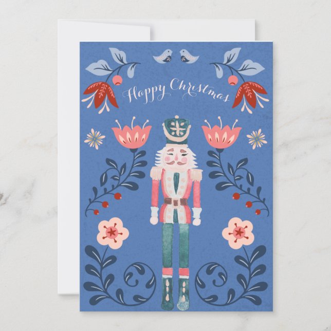 Nutcracker Ballet Photo jul Card Inbjudningar (Framsida)