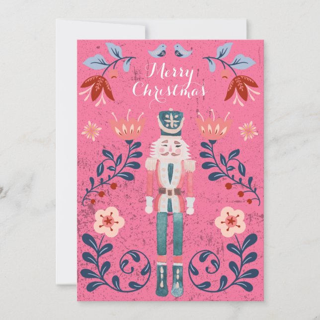 Nutcracker Ballet Photo jul Card Inbjudningar (Framsida)