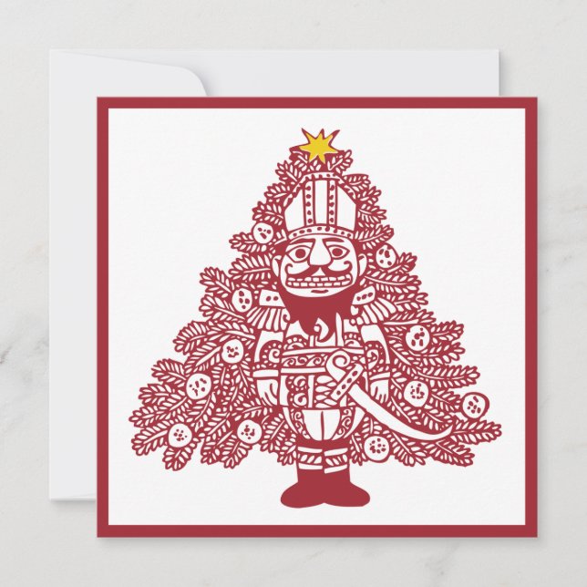 Nutcracker Ballet-prestandainbjudan Inbjudningar (Framsida)