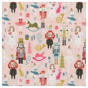 Nutcracker Ballet rosa Tyg