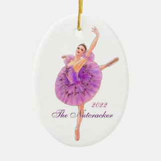 Nutcracker Ballet Socker Plum Fairy Ornament