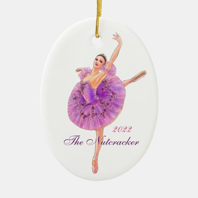 Nutcracker Ballet Socker Plum Fairy Ornament (Framsidan)