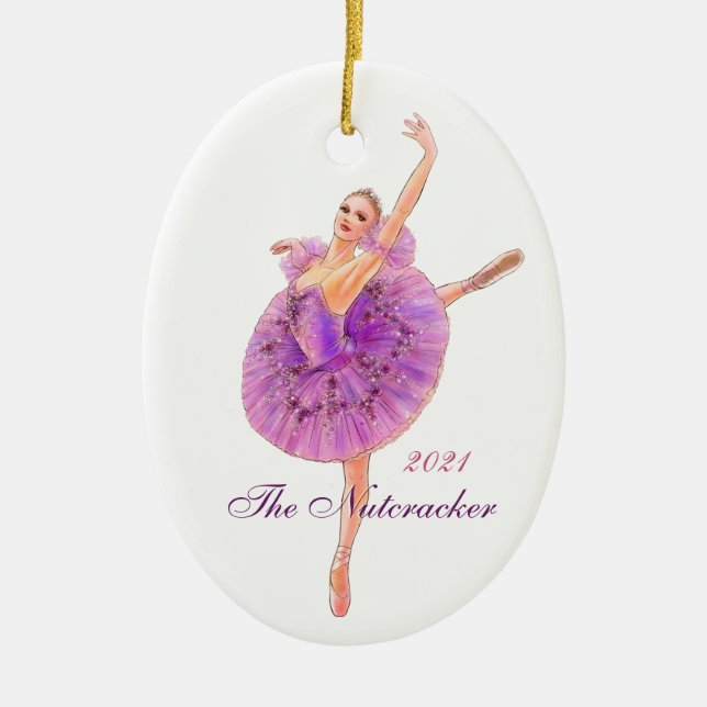 Nutcracker Ballet Socker Plum Fairy Ornament (Framsidan)