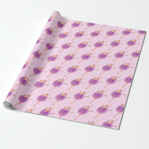 Nutcracker Ballet Sugarplum Fairy Wrapping Papper Presentpapper