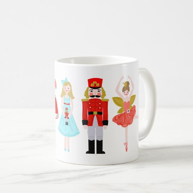 Nutcracker Ballet Tecken jul Mugg (Framsida höger)