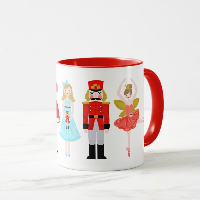 Nutcracker Ballet Tecken jul Mugg (Framsida höger)