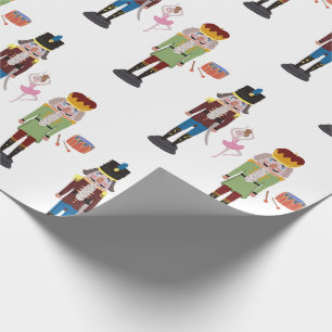 Nutcracker Ballet White Presentpapper