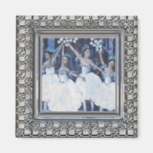 Nutcracker-ballettminiatyr Magnet