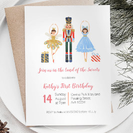 NUTCRACKER Birthday-inbjudan Inbjudningar