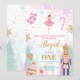 Nutcracker Birthday Inbjudan Winter Land of Sweets