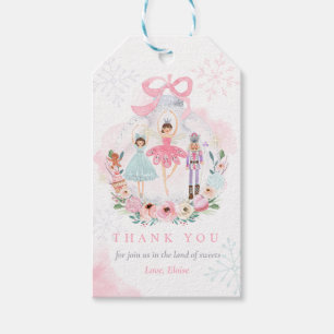 Nutcracker Birthday Land of Sweet Party favor Presentetikett