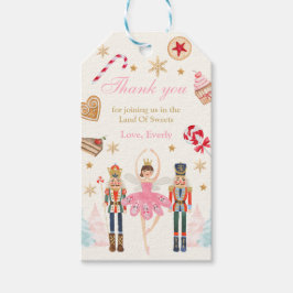 Nutcracker Birthday Land Sweet Birthday Favor Presentetikett