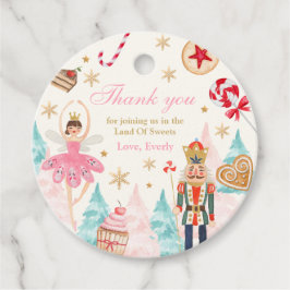 Nutcracker Birthday Land Sweet Födelsedagsfest Gåvor Etiketter
