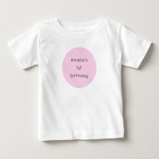 Nutcracker Birthday Rosa Ballet Tofflor T Shirt (Framsida)
