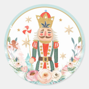 Nutcracker Birthday Sugar Plum Fairy Land of Sweet Runt Klistermärke
