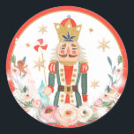 Nutcracker Birthday Sugar Plum Fairy Land of Sweet Runt Klistermärke<br><div class="desc">Nutcracker Birthday Sugar Plum Fairy Land of Sweet Classic Round Sticker</div>
