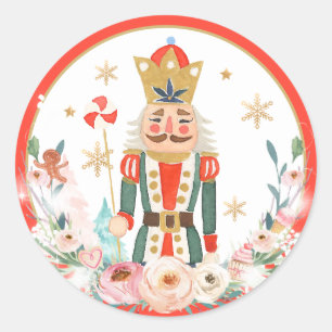 Nutcracker Birthday Sugar Plum Fairy Land of Sweet Runt Klistermärke