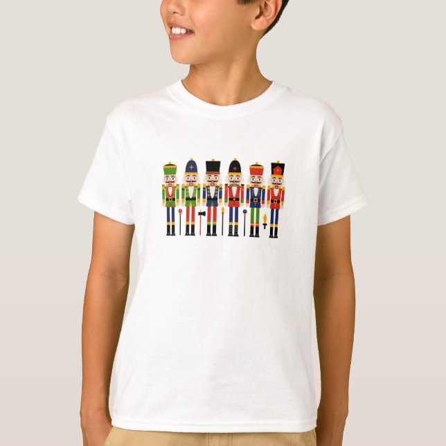 Nutcracker Boy's T-Shirt (Framsida)