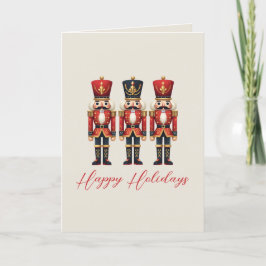 Nutcracker Business Corporate Lycklig Helgdag Card Helgkort