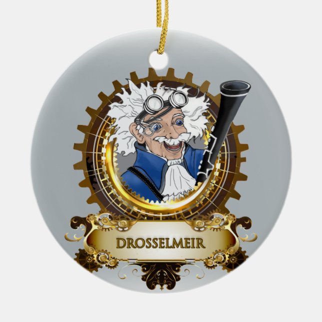Nutcracker Ceramic Circle Ornament DROSSELMEIR (Framsidan)