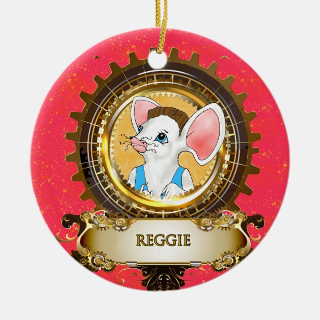 Nutcracker Ceramic Circle Ornament Reggie (Framsidan)
