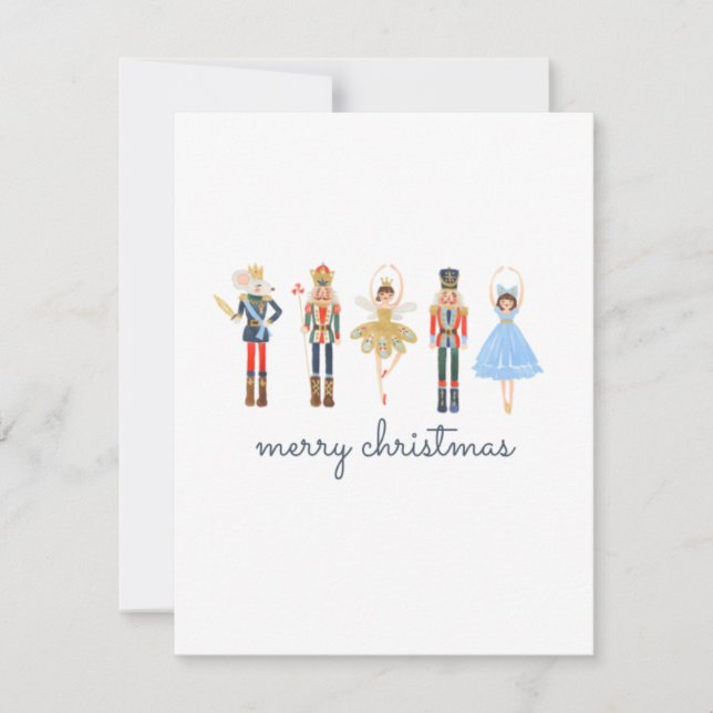  Nutcracker Christmas Cards Julkort (Framsida)
