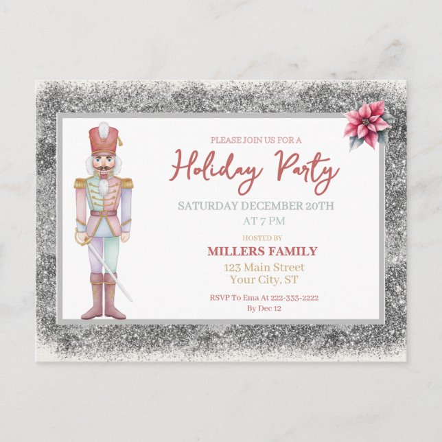 Nutcracker Christmas  Helg Vykort (Framsida)