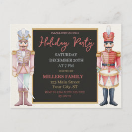 Nutcracker Christmas Holiday Postcard Helg Vykort