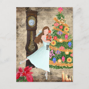 Nutcracker Claire och Nutcracker-julen Helg Vykort