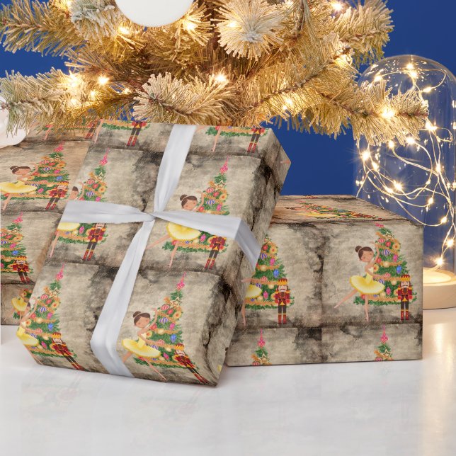 Nutcracker Clara Act i jul Kväll Presentpapper (Helgdagar)