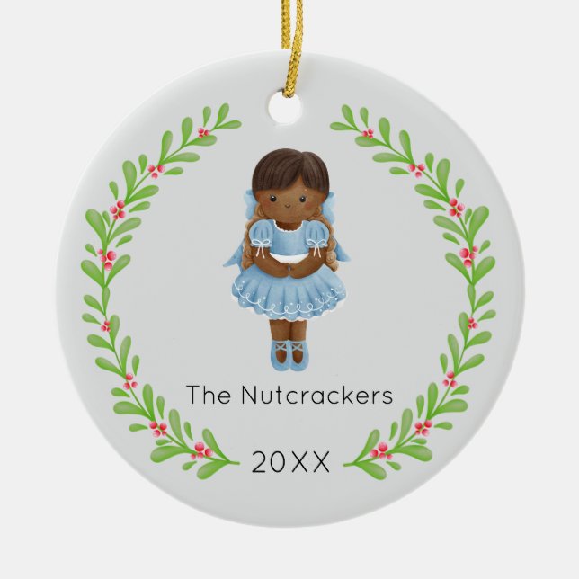 Nutcracker Clara jul Photo Julgransprydnad Keramik (Framsidan)