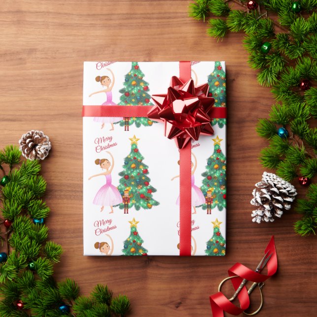 Nutcracker Clara och Nutcracker-julen Presentpapper (Julgåva)
