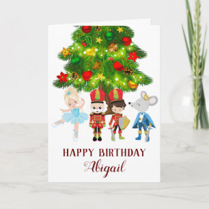Nutcracker, Clara, Soldier Birthday Kort