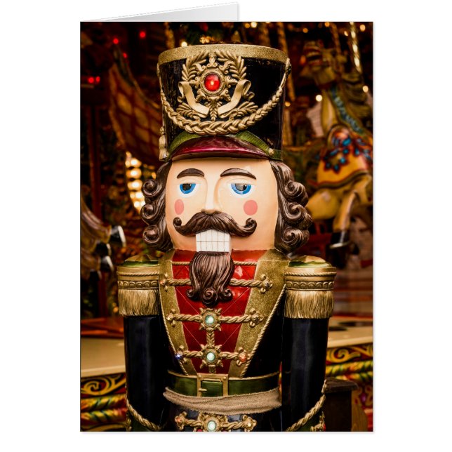 Nutcracker Closeup-julkort Hälsningskort (Framsidan)